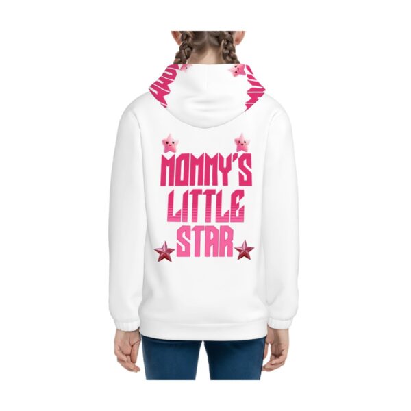 Mommy Little Star Hoodies for Teens No Hood Cord - Image 3