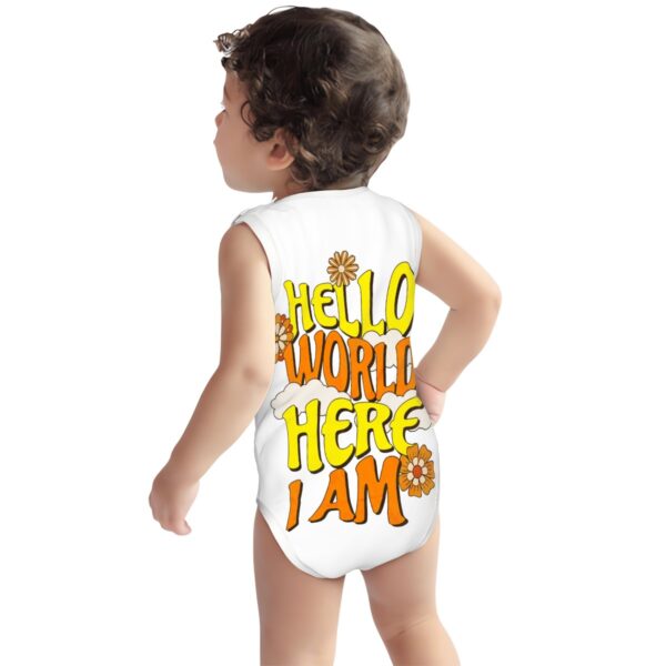 Hello World Baby Onesie - Image 3