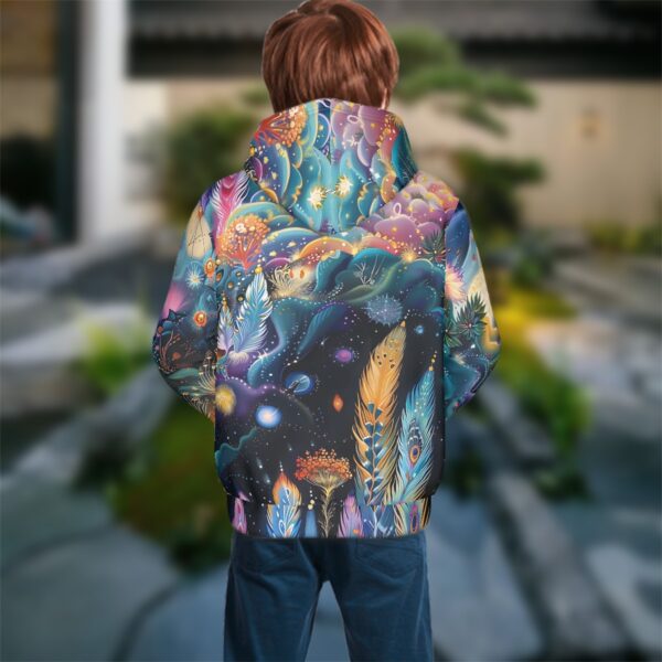 Boho Colorful Youth Hoodies - Image 3