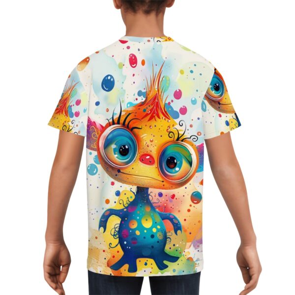 Colorful Cartoon Drawing T Shirts for Teens (Multifaceted Design) - Image 3