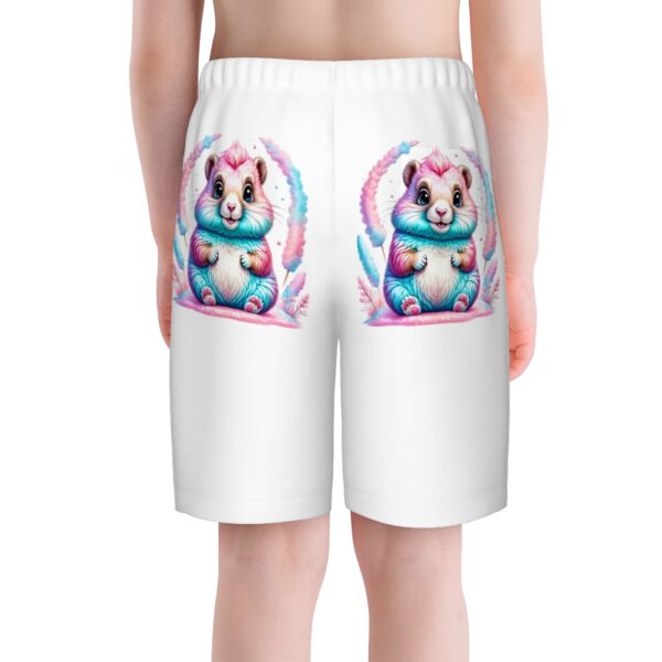 Colorful Bunny Teen Beach Shorts - Image 3