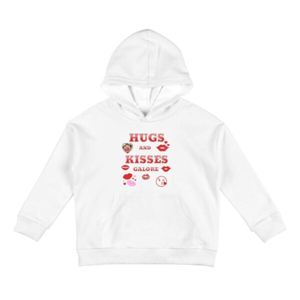 Hugs & Kisses Kids Hoodie Sweatshirt with Pocket - Image 2