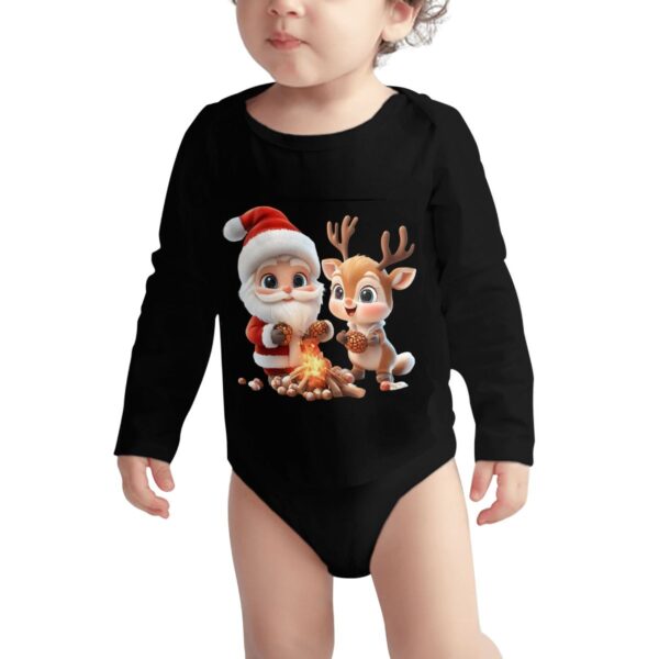 Cute Santa Long Sleeve Onesies - Image 4