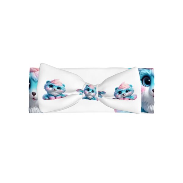 Fluffy Cute Cat Bowknot  Baby Headbands