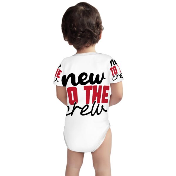 New To Crew Short Sleeve Onesie Customized Services - Image 4