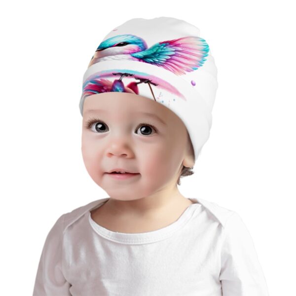 Colorful Sparrow Baby Hat Cotton Beanie