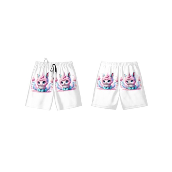 Cute Cat Kids Swim Trunks - Image 7