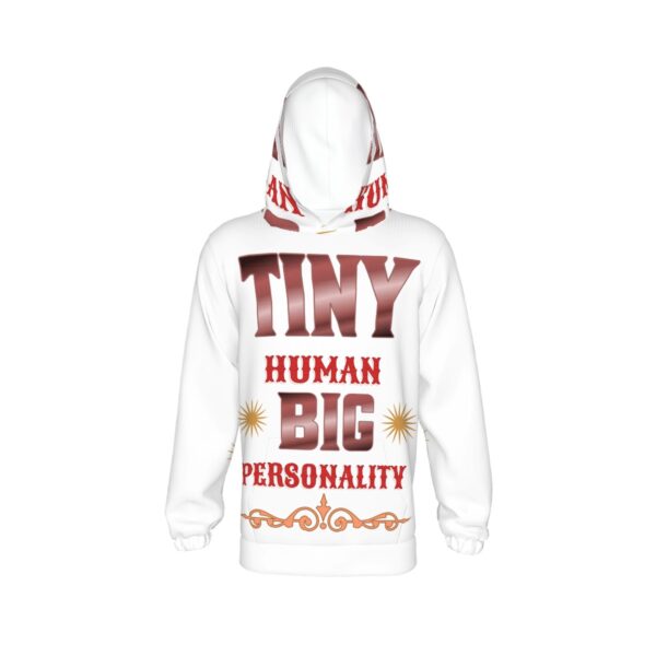 Tiny Human Big Personality Hoodies for Teens No Hood Cord - Image 5