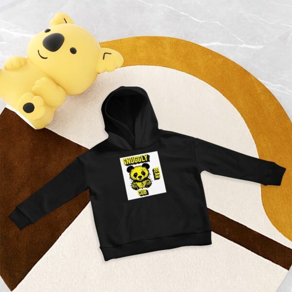 Snuggly Bear Cub Kids Hoodie Sweatshirt with Pocket - Image 3