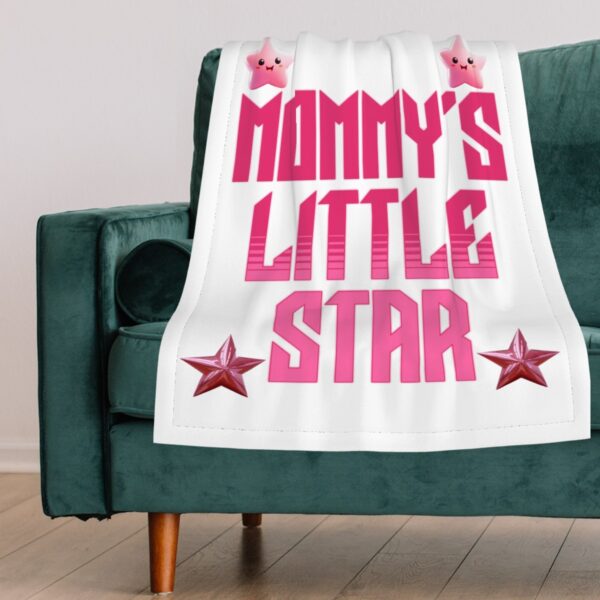 Mommy Little Star Small Baby Blanket - Image 4