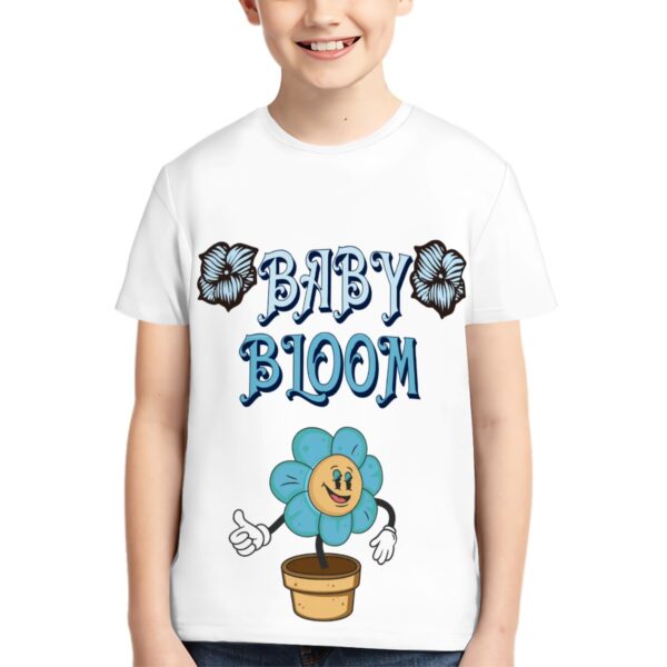 Cute Baby Bloom T Shirts for Teens (Overall Design) - Image 3