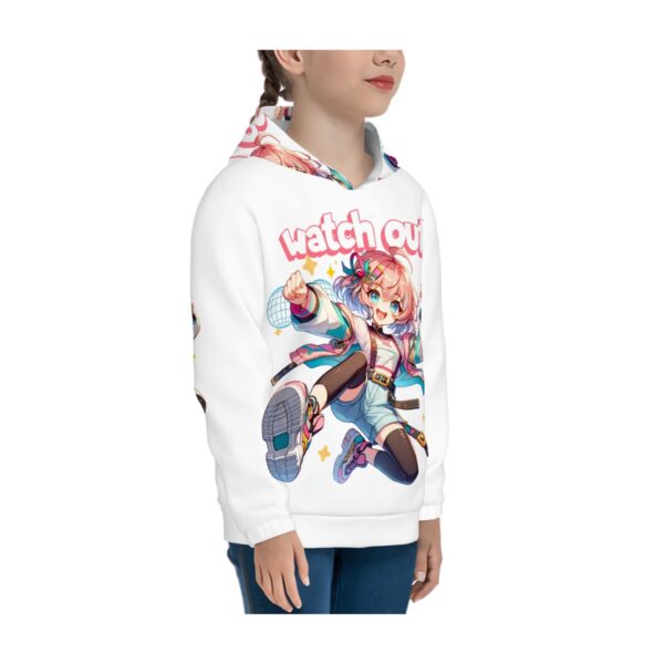 Stay Happy Hoodies for Teens No Hood Cord - Image 2