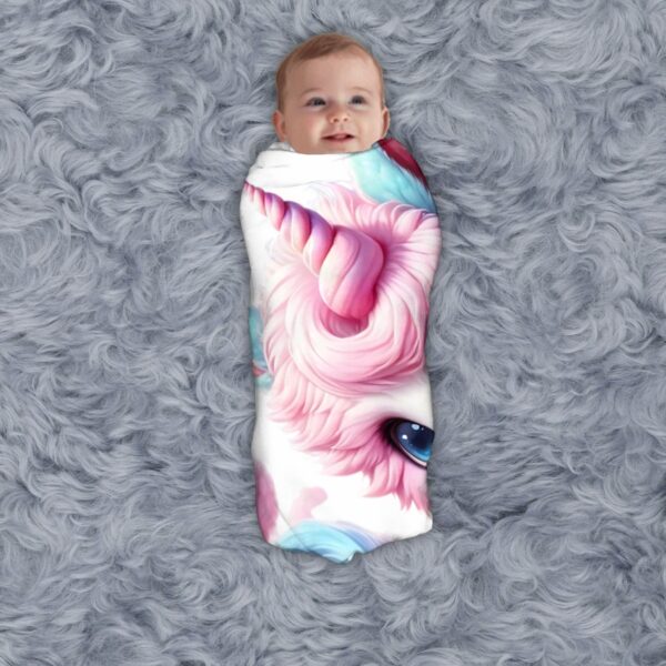 Cute Cat Newborn Swaddle Blanket - Image 4