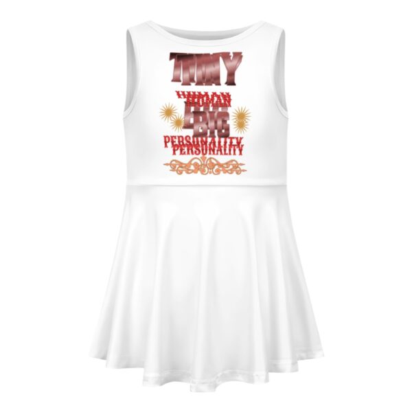 Tiny Human Big Personality Girls Dress - Image 3