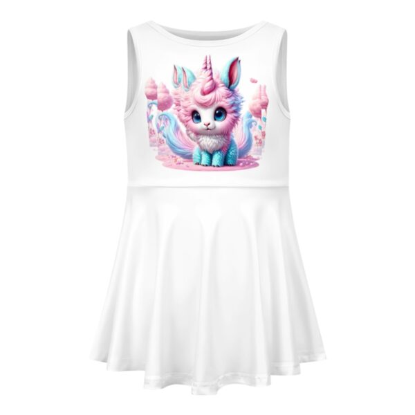 Cute  Colorful Cat Girls Dress - Image 3