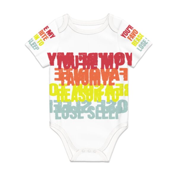 You're My Favorite Short Sleeve Onesie Customized Services