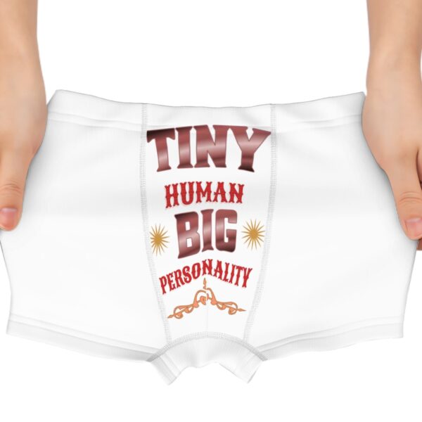 Tiny Human Big Personality Boys Boxer Briefs - Image 4