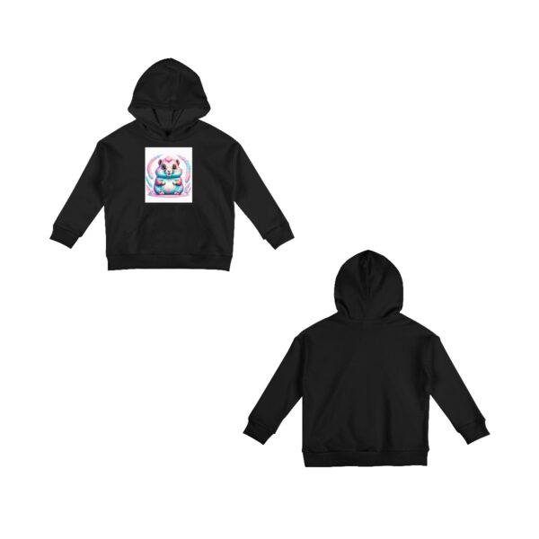 Colorful Bunny Kids Hoodie Sweatshirt with Pocket - Image 4