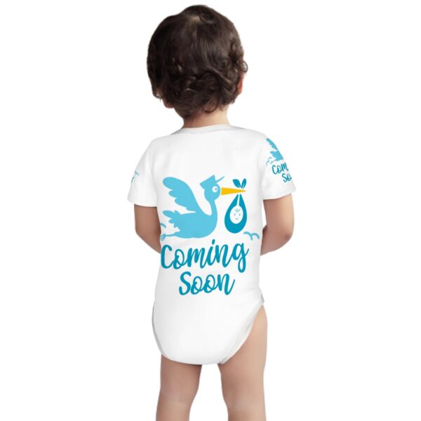 Baby Coming Soon Short Sleeve Onesie Customized Services - Image 4