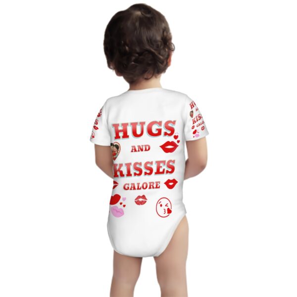 Hugs & Kisses Baby Short Sleeve Onesies - Image 2