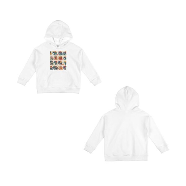 Boho Elephant Kids Hoodie Sweatshirt - Image 6