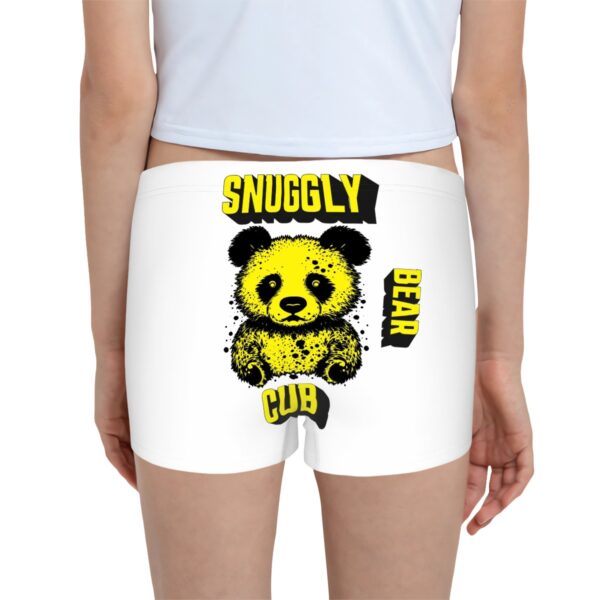 Snuggly Bear Cub Girls Boxer Briefs Underwear - Image 3