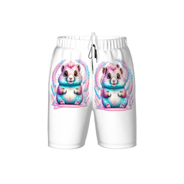 Colorful Bunny Kids Swim Trunks - Image 2