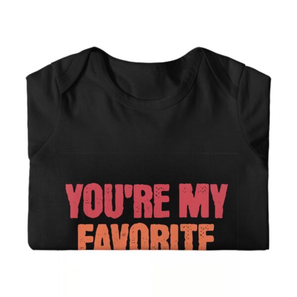 You're My Favorite Baby Long Sleeve Romper - Image 7