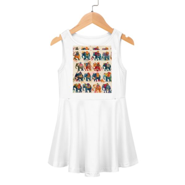 Boho Elephant Girls Dress - Image 2