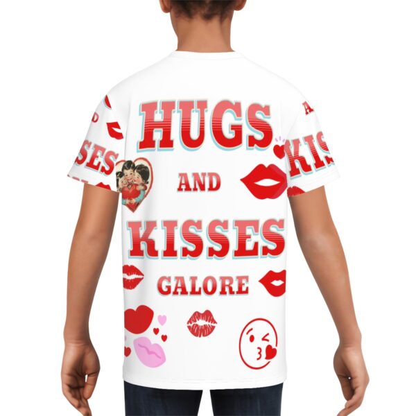 Hugs & Kisses T Shirts for Teens (Multifaceted Design) - Image 3