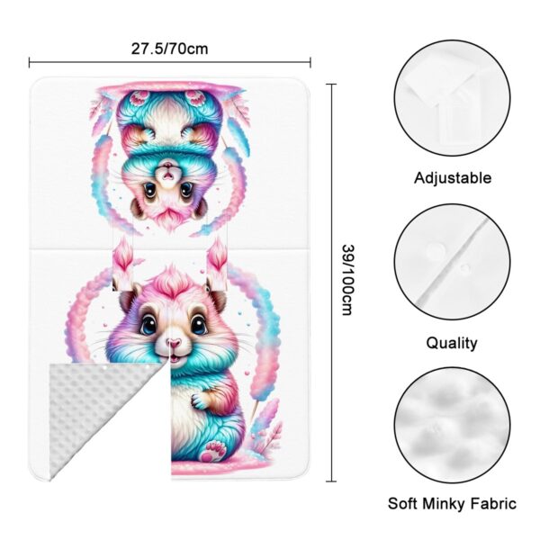 Colorful Bunny Baby Car Seat Cover - Image 5