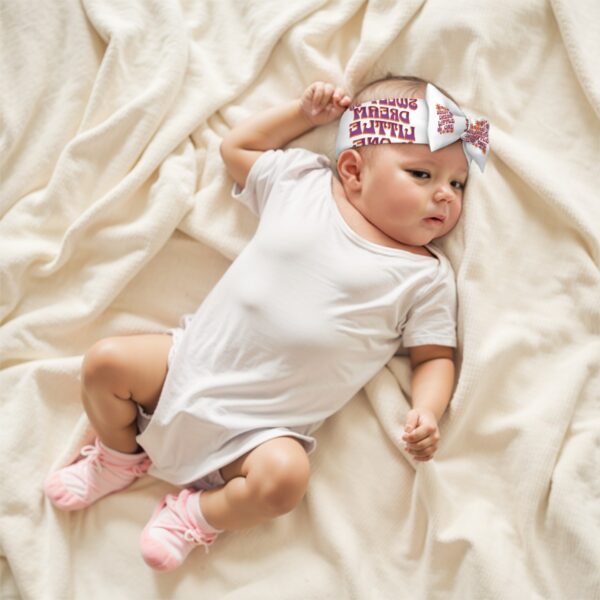 Sweet Dreams Little One Bowknot  Baby Headbands - Image 3