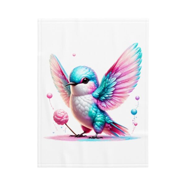 Colorful Sparrow Small Baby Blanket