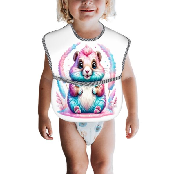 Colorful Bunny Baby Bibs - Image 3