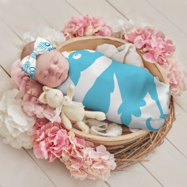 Baby Coming Soon Baby Headbands & Swaddle Blanket Set - Image 3