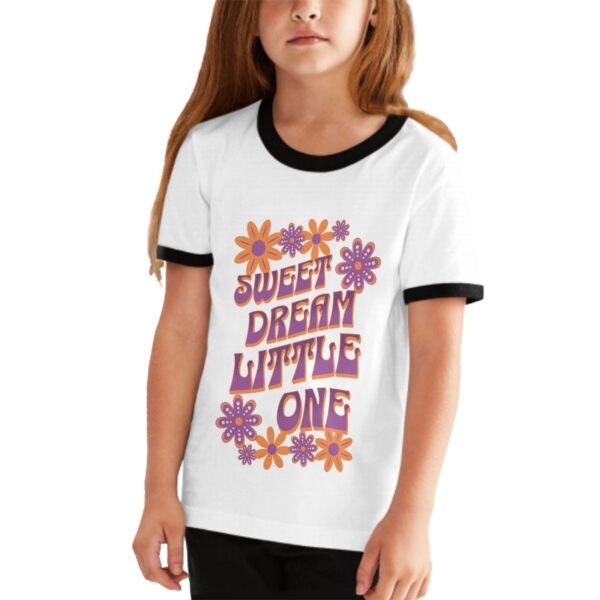 Sweet Dreams Little One T Shirts for Teens with Black Border