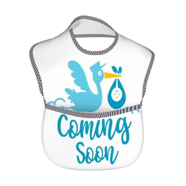 Baby Coming Soon Baby Bibs - Image 2