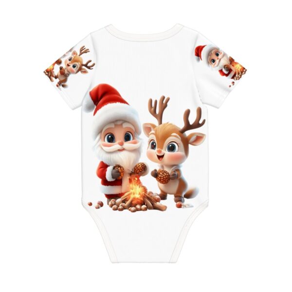 Cute Santa Baby Short Sleeve Onesies - Image 4