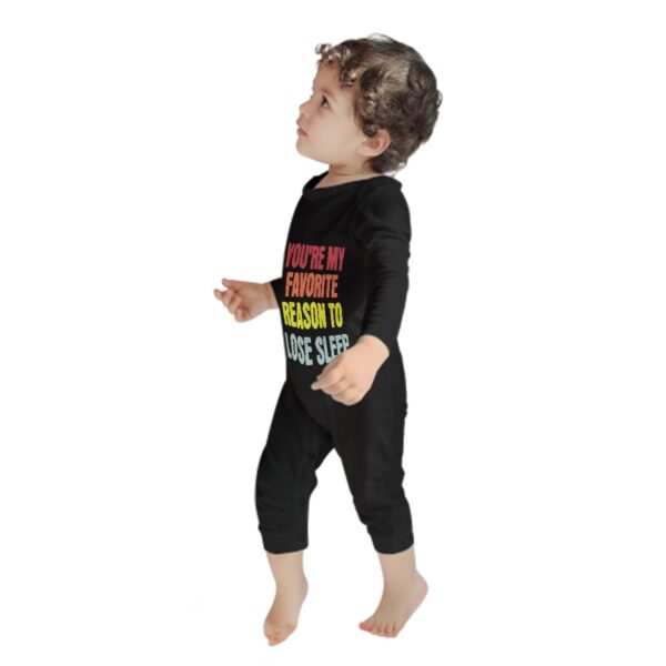 You're My Favorite Baby Long Sleeve Romper - Image 4