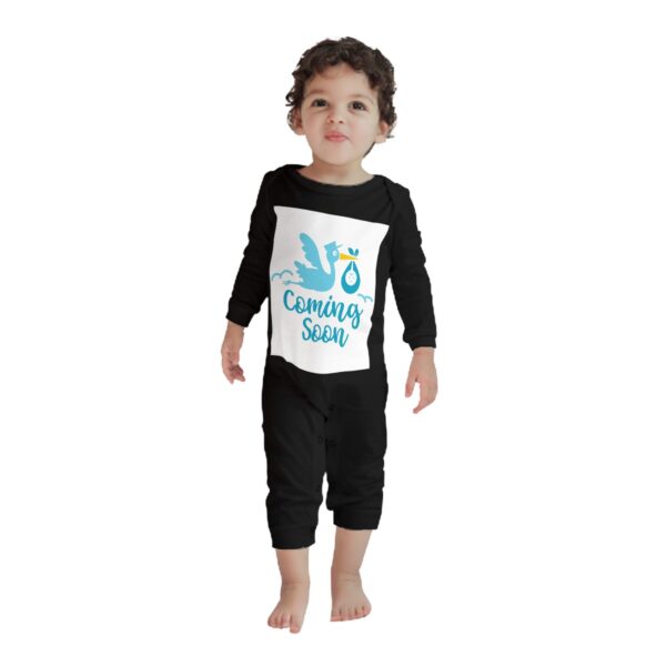 Baby Coming Soon Baby Long Sleeve Romper