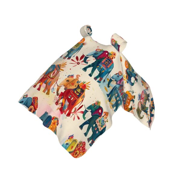 Boho Elephant Baby Car Seat Cover - Image 3