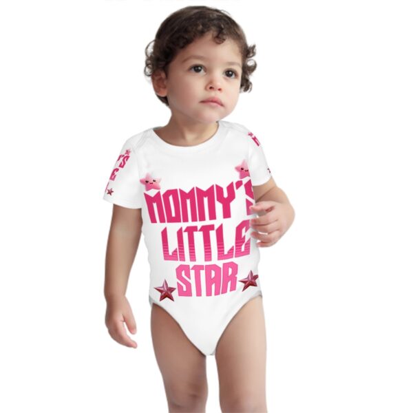 Mommy Little Star Short Sleeve Onesie Customized Services - Image 3