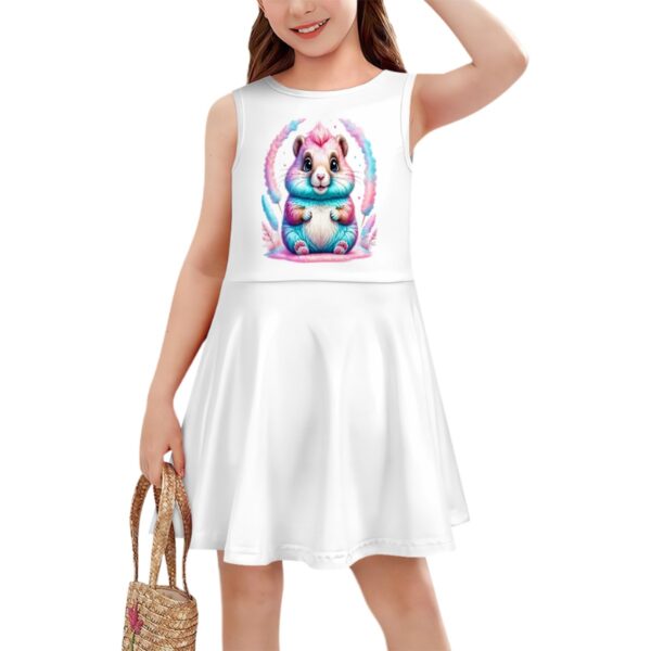 Colorful Bunny Girls Dress