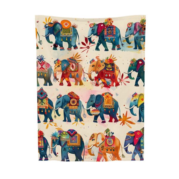 Boho Elephant Super Soft Plush Baby Blanket