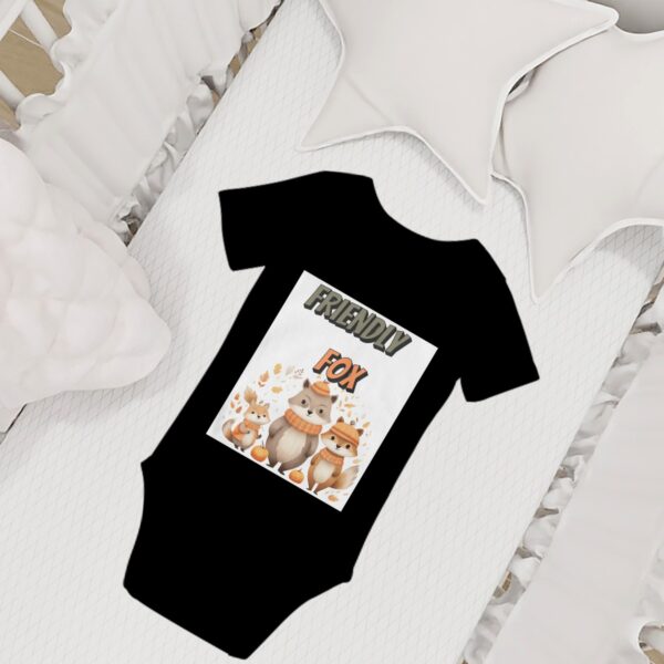 Christmas Friendly Fox Baby Onesies (Short Sleeve) - Image 7