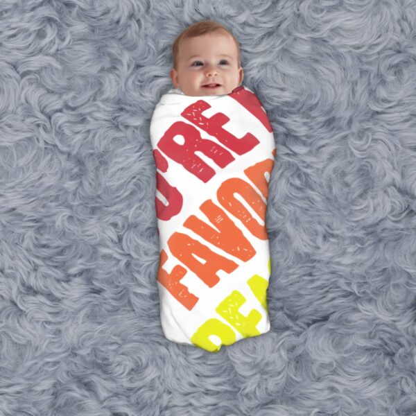 You're My Favorite Newborn Swaddle Blanket - Image 4