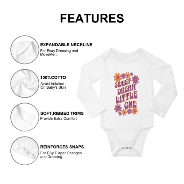 Sweet Dreams Little One Long Sleeve Onesies - Image 7