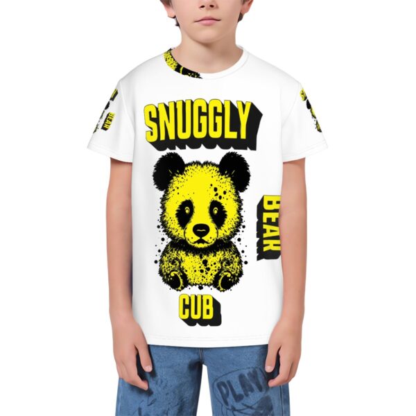 Snuggly Bear Cub T Shirts for Teens (Multifaceted Design)