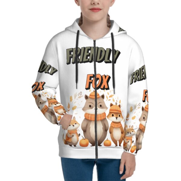 Christmas Friendly Fox Hoodies for Teens