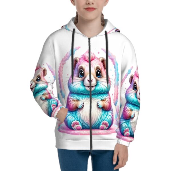 Colorful Bunny Hoodies for Teens